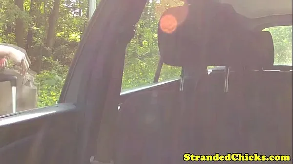 Vis Innocent hitchhiking teen from russia car sex klip Film