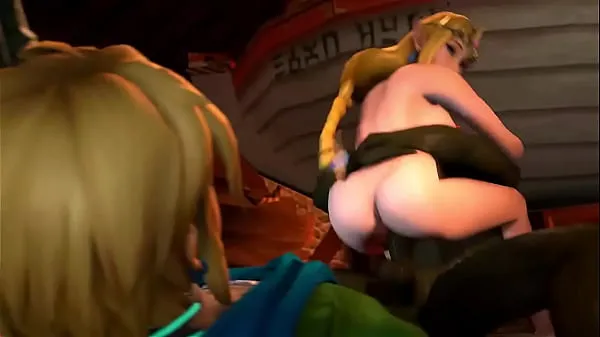 Mostrar Ganondorf se folla a Zelda mientras Link mira clips de películas
