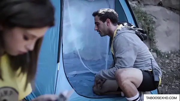 Teen cheating on boyfriend on camping trip Klip Filmi göster