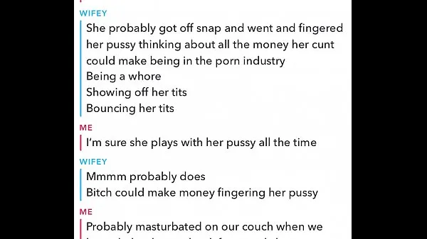 Näytä Filthy Wife Sexts Husband About Her Pussy and Tits leikettä elokuvat