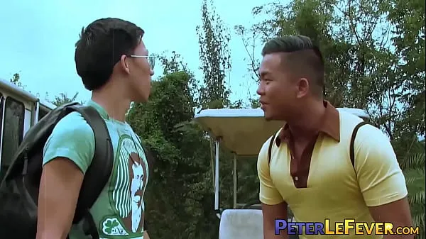 Show Naughty Asian jock hardcore fucking his twink on the grass clips Movies