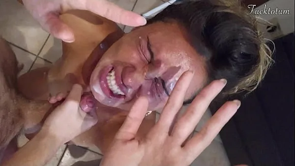 Girl orgasms multiple times and in all positions. (at 7.4, 22.4, 37.2). BLOWJOB FEET UP with epic huge facial as a REWARD - FRENCH audio Klip Filmi göster