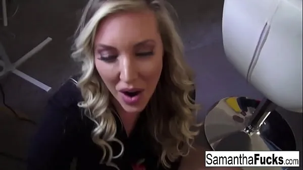 Mostrar James Deen aparece en el set y se folla a Samantha Saint clips de películas