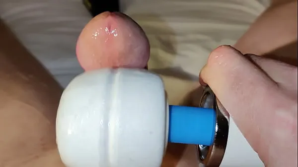 050 02 Close Up With Hitachi Wand Vibrating Cum Out Of My Dick Part 2 کلپس موویز دکھائیں