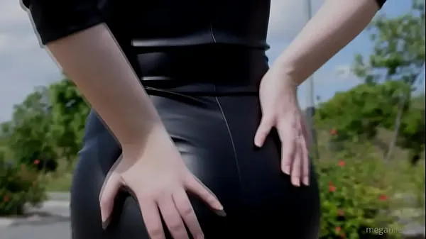 Mostra pantaloni e stivali di pelle fetish clip Film