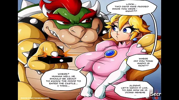 Vis Super Mario Princess Peach Pt. 1 - Bowser Fills Princess Peach's Throat and asshole with Cum as she is Trapped in the Castle - Sex Slave klipp Filmer