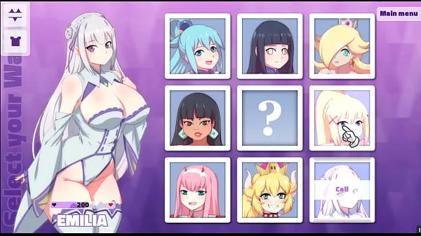 Mostra Waifu Hub [PornPlay Parody Hentai game] Emilia dal casting sul divano Re-Zero - Parte 2 Ragazza cattiva non così innocente come gola profonda clip Film