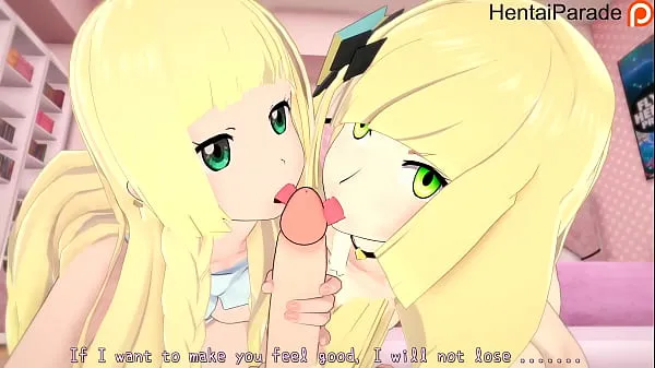 Afficher Trio Lilie x Lusamine Pokemon Hentai Uncensored clips Films