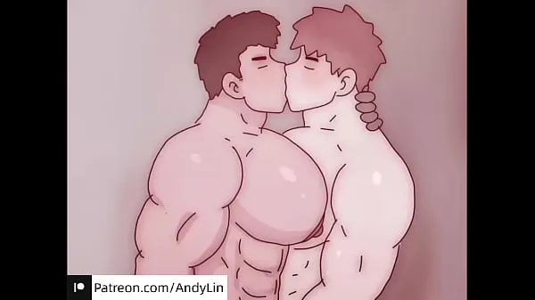 Anime~big muscle boobs couple， so lovely and big dick ~(watch more کلپس موویز دکھائیں